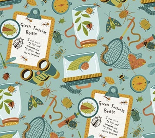 [NOR-27295-64] Backyard Bug Collector Bug Clipboard Turquoise from Northcott