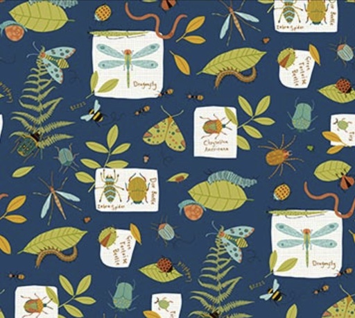 [NOR-27298-49] Backyard Bug Collector Bug Collection Navy from Northcott