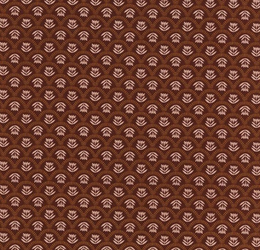 [MOD-45605-16] Folk Lore Scallop Burgundy from Moda