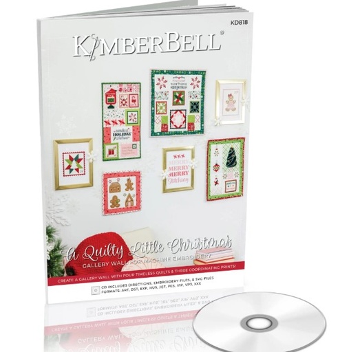 [KB-818] A Quilty Little Christmas Gallery Wall Machine Embroidery Designs