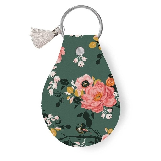[RB-STLR-37634] Porch Swing Leather Circle Keychain by Ashley Collett for Riley Blake Designs