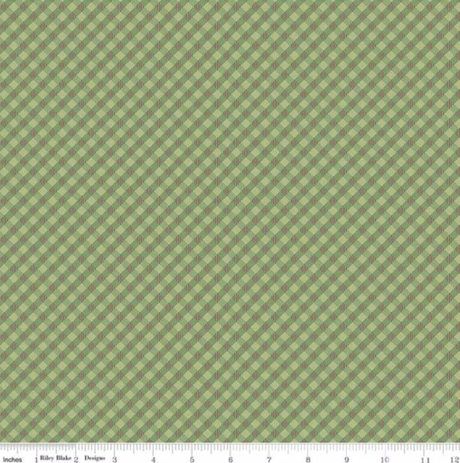 [RB-14660-BASIL] Autumn Gingham Basil from Riley Blake