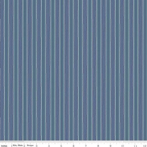 [RB-14665-DENIM] Autumn Stripe Denim from Riley Blake