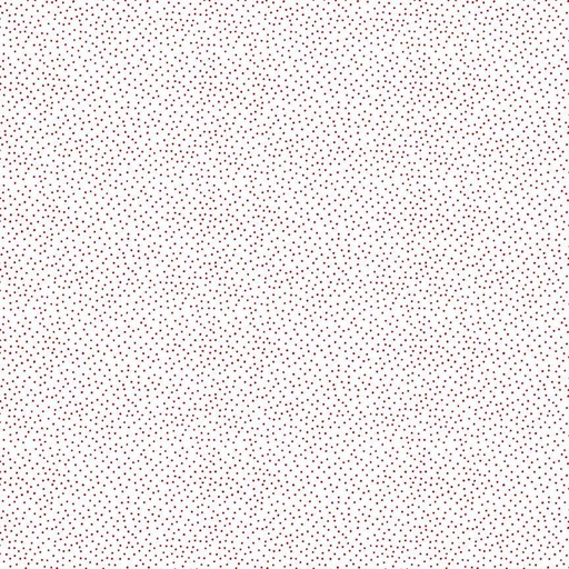 [TTR-3105-White] Garden Redwork White Red Dots from Timeless Treasures