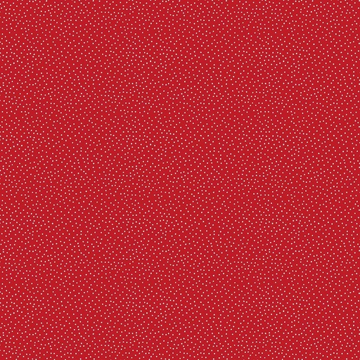 [TTR-3105-Red] Garden Redwork Red White Dots from Timeless Treasures