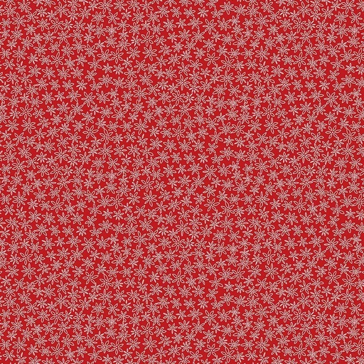 [TTR-3102-Red] Garden Redwork Red Ditsy Floral Outline from Timeless Treasures