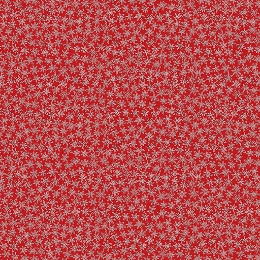 [TTR-3102-Red] Garden Redwork Red Ditsy Floral Outline from Timeless Treasures
