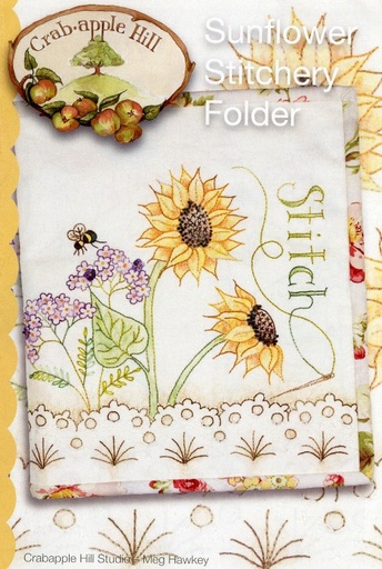 [CAH-822] Sunflower Stitchery from Crabapple Hill Studio