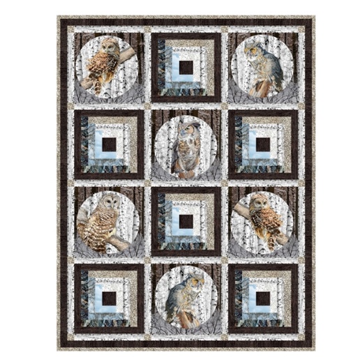 [PP-BarnOwlQuiltKit] Barn Owl Quilt Kit