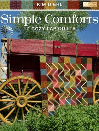 [MA-B923] Simple Comforts 12 Cozy Lap Quilts By Kim Diehl 