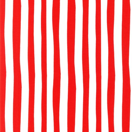 [KAF-10792-3] Celebate Seuss Red Stripe from Robert Kaufman