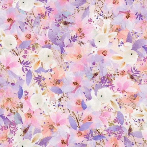 [KAF-22716-23] Deer Wilds Bunnies Lavender