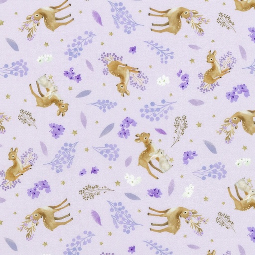 [KAF-22717-23] Deer Wilds Tossed Deer Lavender