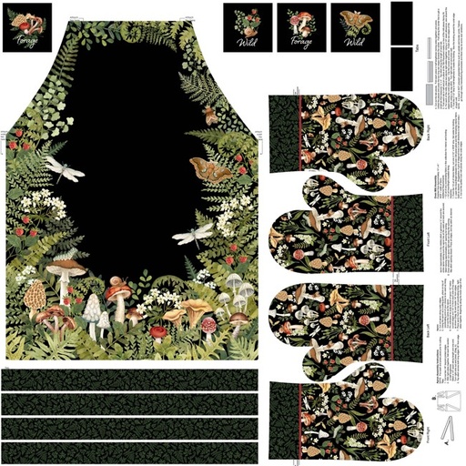 [NOR-27518-99] Wild Harvest Apron Panel by Deborah Edwards for Northcott Fabrics