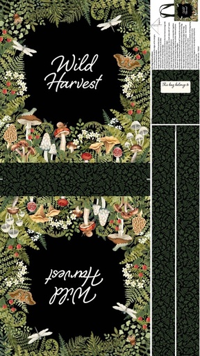 [NOR-27520-99] Wild Harvest Tote Bag Panel by Deborah Edwards for Northcott Fabrics