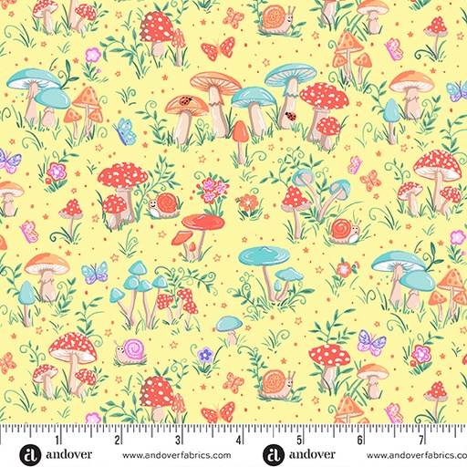 [AND-051-Y] Fairy Dust Toadstool Yellow