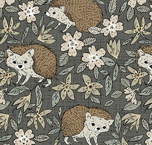 [NOR-90917-73] Grassland Hedgehog Field Green from Northcott