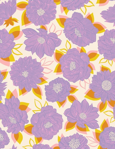 [MOD-5143-11] Favorite Flowers Blooming Thistle from Moda