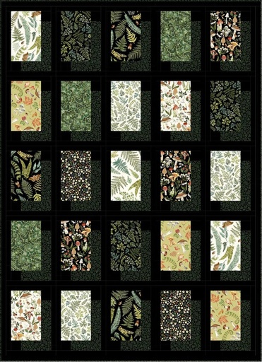 [PP-ForageShadow] Forage Shadow Boxes Quilt Kit from Northcott