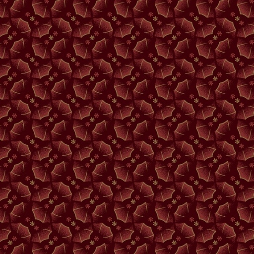 [MB-170866-WINE] Strawberry Emery Burst Wine by Pam Buda for Marcus Fabrics