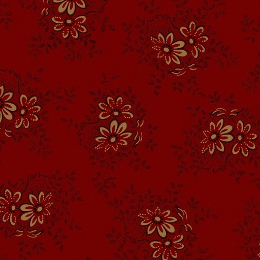 [MB-170865-RED] Strawberry Emery Strawberry Bouquet Red by Pam Buda for Marcus Fabrics