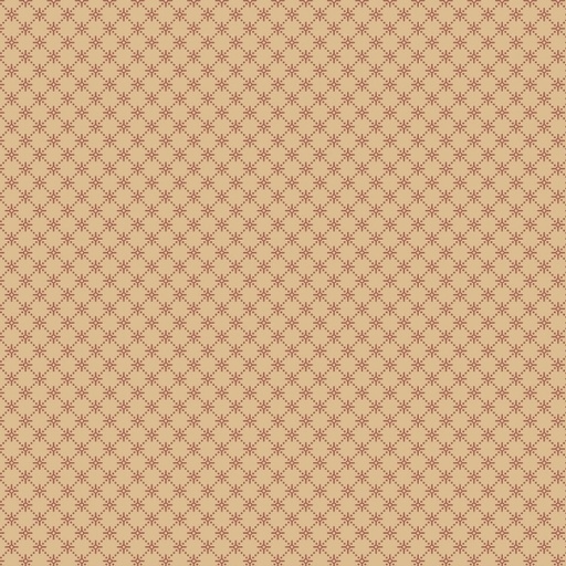 [MB-170873-TAN] Strawberry Emery Berry Grid Tan by Pam Buda for Marcus Fabrics
