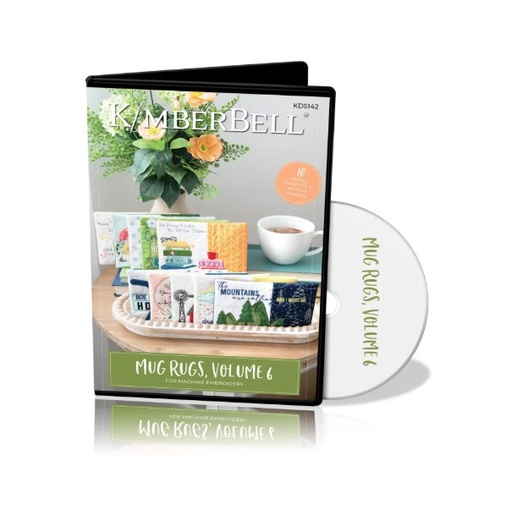 [KBD-KD-5142] Kimberbell Mug Rugs Volume 6 Machine Embroidery Pattern