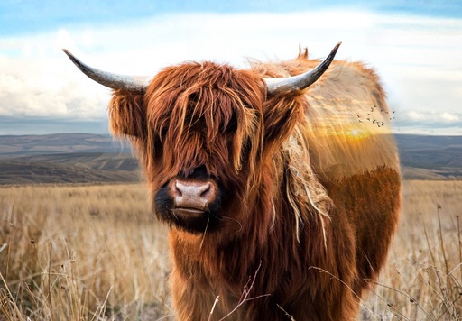 [HOF-5422-39] Call Of The Wild Highland Cow