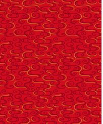 [LAI-A864-1] Year of the Dragon Red Swirl