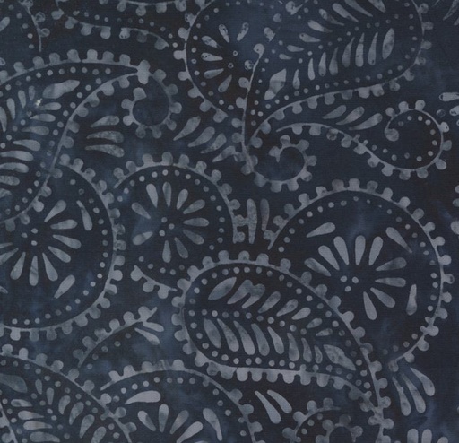 [MOD-4367-20] Blue Ridge Batiks Paisley Midnight from Moda Fabrics