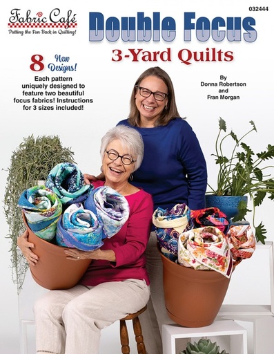 [FCC-032444] Double Focus 3-Yard Quilts Pattern Book from Fabric Cafe