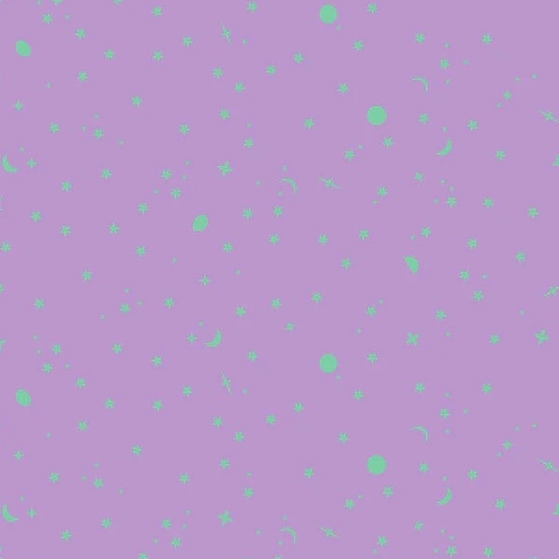 [FR-PWTP254-FRZNBRY] Tula Pink True Colors Space Sprinkles Frozen Berry by Tula Pink for Freespirit