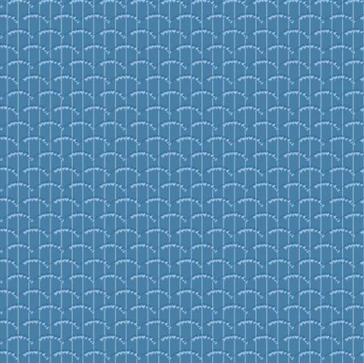 [RB-15422-BLUE] Perennial Heart Scallops Blue
