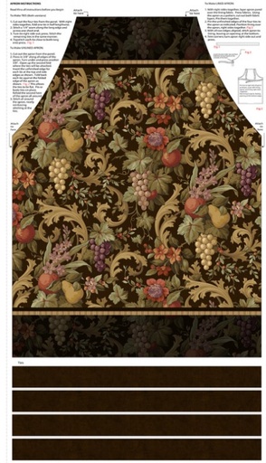 [MB-650947P-MULTI] Bountiful Harvest Apron Panel