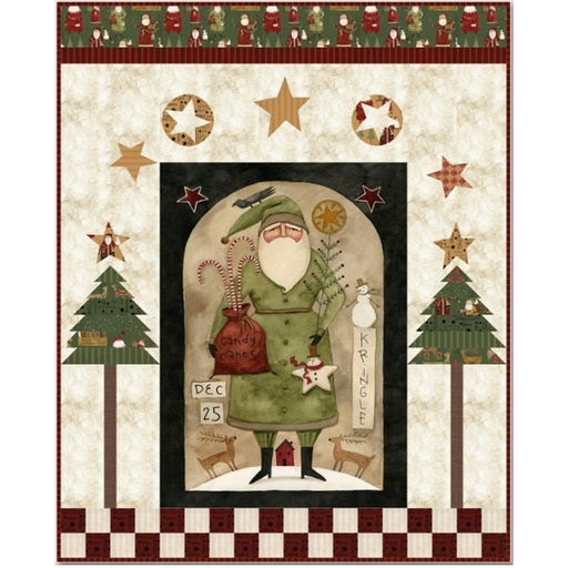 [PP-KrisPanelQuilt] Kris Kringle Panel Quilt from Riley Blake