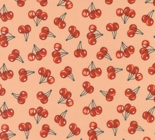 [MOD-20906-20] Farmstead Farm Fresh Cherries Coral by Stacy Iest Hsu for Moda Fabrics