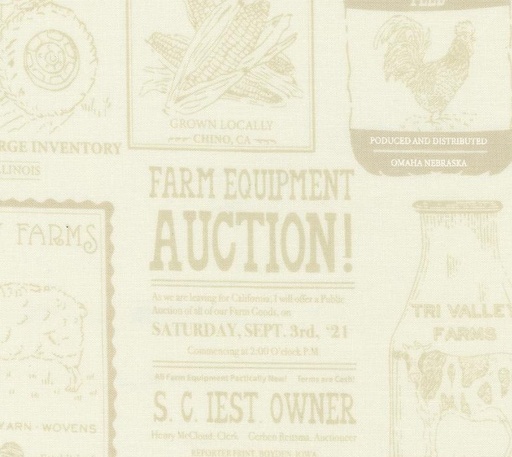 [MOD-20902-31] Farmstead Vintage Farm Advertisements Porcelain by Stacy Iest Hsu for Moda Fabrics