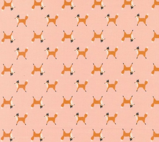 [MOD-48394-18] Woodland Wonder Fox Trot Blush by Gingiber for Moda Fabrics