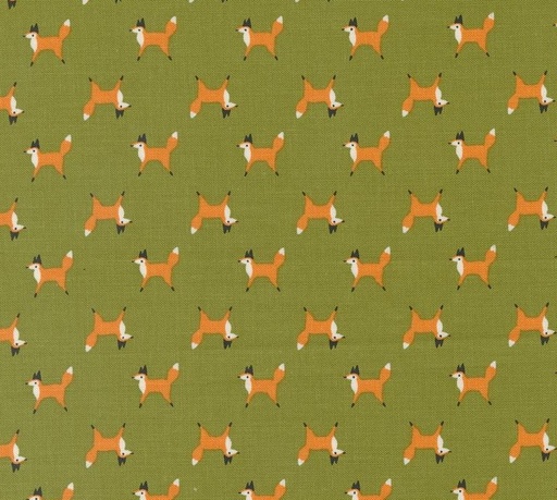 [MOD-48394-19] Woodland Wonder Fox Trot Fern by Gingiber for Moda Fabrics