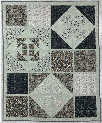 [PP-HedgehogRunK] Hedgehog Run Quilt Kit