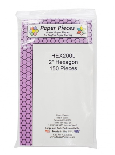 [HEX-200L] 2" Hexagons Large Pack