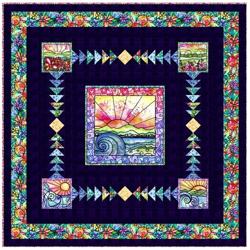 [PP-SunsetEscapes] Sunset Escapes Quilt Kit