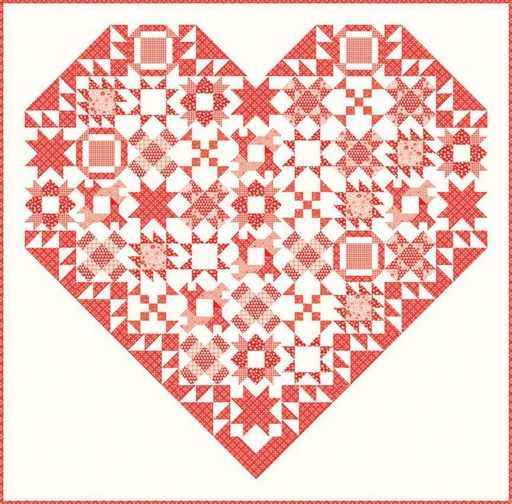 [RB-KT-15400] Endless Love Boxed Quilt Kit by Sandy Gervais for Riley Blake Designs