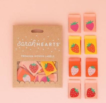 [SH-LP211] Strawberry Labels from Sarah Hearts