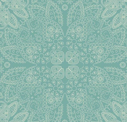 [RB-15493-TEAL] Cowboys Bandana Teal by Echo Park Paper Co for Riley Blake Designs