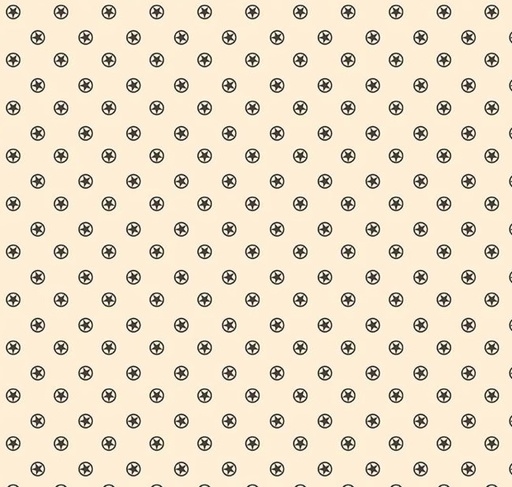 [RB-15498-CRM] Cowboys Circle Stars Cream by Echo Park Paper Co for Riley Blake Designs