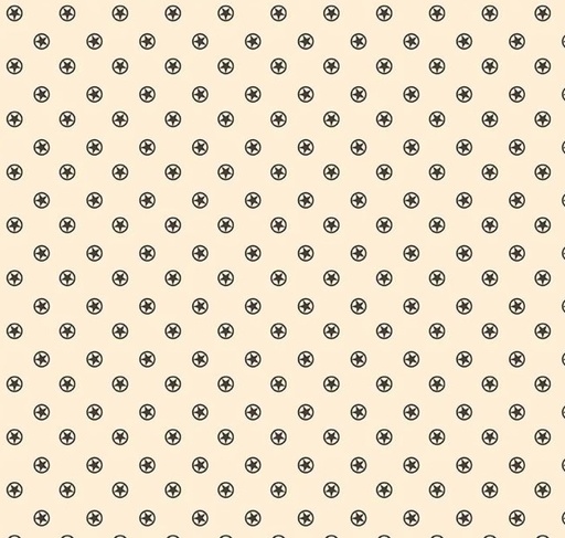 [RB-15498-CRM] Cowboys Circle Stars Cream by Echo Park Paper Co for Riley Blake Designs