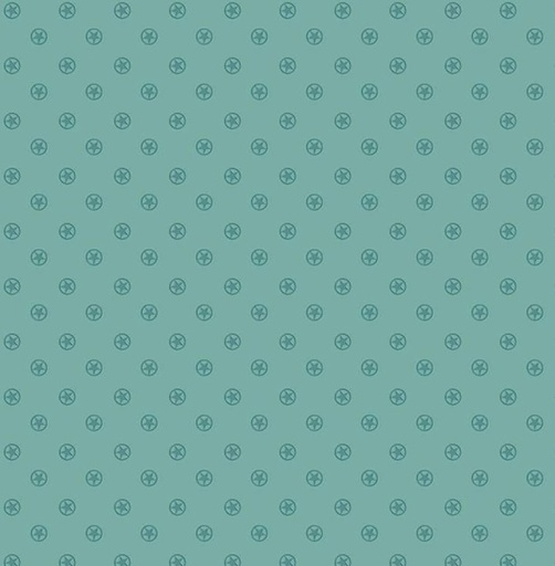 [RB-15498-TEAL] Cowboys Circle Stars Teal by Echo Park Paper for Riley Blake Designs