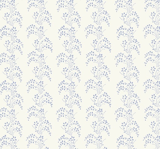 [WF-54368-1] Jasper Blue Border Lace Ivory by Whistler Studios for Windham Fabrics