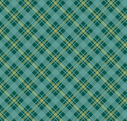 [WF-54378-5] Fanfare Bias Plaid Emerald by Whistler Studios for Windham Fabrics